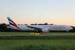 Emirates Airlines, A6-EQN, Boeing B777-31HER, msn: 42362/1564, 24.August 2025, ZRH Zürich, Switzerland.