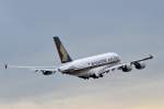Singapore Airlines, 9V-SKJ, Airbus A380-841.