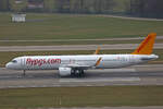 Pegasus Airlines, TC-RBY, Airbus A321-251NX, msn: 10976,  Bala , 26.Dezember 2025, ZRH Zürich, Switzerland.