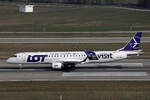 LOT Polish Airlines, SP-LNI, Embraer ERJ-195LR, msn: 19000240, 'Visit North Moravia', 07.März 2026, ZRH Zürich, Switzerland.