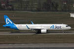 AJet, TC-LTT, Airbus A321-271NX, msn: 11144, 07.März 2026, ZRH Zürich, Switzerland.