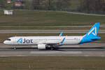 AJet, TC-LTT, Airbus A321-271NX, msn: 11144, 07.März 2026, ZRH Zürich, Switzerland.