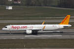 Pegasus Airlines, TC-RDT, Airbus A321-251NX, msn: 11619, 'Gökçe', 07.März 2026, ZRH Zürich, Switzerland.