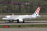 Croatia Airlines, 9A-CAO, Airbus A220-171, msn: 50087,   Dubrovnik , 03.April 2026, ZRH Zürich, Switzerland.