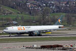ULS Airlines Cargo, TC-GOL, Airbus A330-343P2F, msn: 356, 03.April 2026, ZRH Zürich, Switzerland.