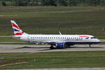 BA CityFlyer, G-LCAH, Embraer ERJ-190SR, msn: 19000564, 25.Mai 2026, ZRH Z�rich, Switzerland.