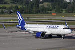 Aegean Airlines, SX-NEB, Airbus A320-271N, msn: 9514, 25.Mai 2026, ZRH Z�rich, Switzerland.