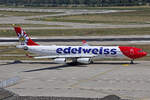Edelweiss Air, HB-JMC, Airbus A340-313X, msn: 546,  Flumserberg , 19.Juni 2026, ZRH Z�rich, Switzerland.