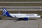 Aegean Airlines, SX-NEV, Airbus A320-271N, msn: 12449, 26.September 2026, ZRH Z�rich, Switzerland.