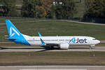AJet, TC-OHY, Boeing B737-8MAX, msn: 66311/9593, 26.September 2026, ZRH Z�rich, Switzerland.