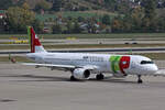 TAP Air Portugal, Airbus A321-251N, CS-TJM, msn: 8145, 'Raul Solnado', 03.Oktober 2026, ZRH Z�rich, Switzerland.