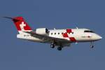 Rega - Swiss Air Ambulance, HB-JRA, Canadair, CL-600-2B16 Challenger 604, 10.02.2015, ZRH, Zürich, Switzerland       