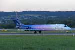 Blue 1, OH-BLQ, Boeing B717-235, 7.August 2015, ZRH Zürich, Switzerland.