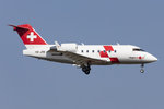 Swiss Air Ambulance - REGA, HB-JRB, Bombardier, CL-600-2B16 Challenger 604, 19.03.2016, ZRH, Zürich, Switzenland         