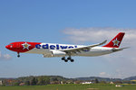 Edelweiss Air, HB-JHQ, Airbus A330-343,  Chamsin , 28.April 2016, ZRH Zürich, Switzerland.