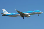 KLM Cityhopper Embraer ERJ-190STD (ERJ-190-100) PH-EZW, cn(MSN): 19000533,
Zürich-Kloten Airport, 24.08.2016.