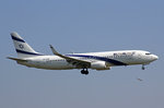 EL AL Israel Airlines, 4X-EKB, Boeing 737-858, 13.September 2016, ZRH Zürich, Switzerland.