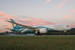 Oman Air, A4O-SA, Boeing 787-8, 29.September 2016, ZRH Zürich, Switzerland.