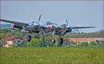 Red Bull N25Y; Lockheed D-38L Lightning; Maribor Flughafen MBX, Flying Bulls Training Camp; 30.4.2022