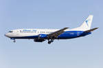 Blue Air, YR-BAU, Boeing, B737-4Y0, 10.09.2017, BCN, Barcelona, Spain         