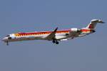 Iberia - Air Nostrum, EC-JZU, Bombardier, CRJ-900, 12.05.2012, BCN, Barcelona, Spain 



