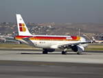Iberia A 320-214 EC-JFN auf dem Flughafen vom Madrid  am 04. November 2007.