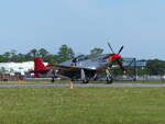 North American P-51C Mustang, NL61429, Tuskegee, Sun`n Fun Warbirds, Lakeland-Linder Int.