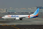 FlyDubai, A6-FQF, Boeing B737-8MAX, msn: 61029/9141, 11.Februar 2026, DXB Dubai, VAE