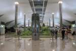 Der Garten im Terminal 3 am Dubai Airport.