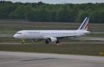 Air France, F-GTAT, Airbus, A321-211 ist gerade in Berlin-Tegel am 10.05.15 gelandet.