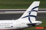 Aegean Airlines, SX-DVZ, Airbus, A 321-200 (Seitenleitwerk/Tail), 11.08.2012, DUS-EDDL, Dsseldorf, Germany 