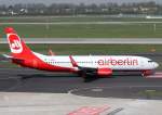 Air Berlin, D-ABKW, Boeing, 737-800 wl, 02.04.2014, DUS-EDDL, Dsseldorf, Germany