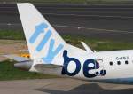 Flybe, G-FBJI, Embraer, 175 STD (Seitenleitwerk/Tail), 02.04.2014, DUS-EDDL, Dsseldorf, Germany 