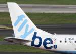 Flybe, G-FBJC, Embraer, 175 STD (Seitenleitwerk/Tail), 02.04.2014, DUS-EDDL, Dsseldorf, Germany 