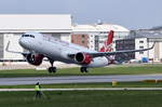 N921VA Virgin America Airbus A321-253N(WL)  , der erste ausgelieferte Airbus A321neo gestartet  am 20.04.2017 in XFW