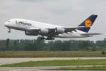 Lufthansa   Airbus A380-841  Karlsruhe/Baden-Baden  31.