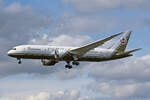 Brunei Government, V8-OAS, Boeing B787-8 BBJ, msn: 44572/325, 06.Juli 2023, LHR London Heathrow, United Kingdom.