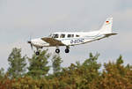 Private, Piper PA-32-301 Saratoga SP, D-ECHC, Flugplatz Bienenfarm, 16.09.2018