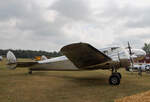 Private Lockheed 12A Electra Junior, NC18130, Stearman and Friends 2021, Flugplatz Bienenfarm,03.07.2021