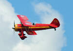 Private Boeing E 75 Stearman, D-EMDV, Stearman and Friends 2021, Flugplatz Bienenfarm, 03.07.2021