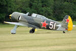 Private Yakovlev YAK-11, D-FYAK, Flugplatz Bienefarm, 11.06.2022
