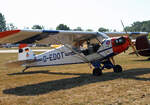 Private Piper J3C-65 CUB, D-EDOT, Flugplatz Bienenfarm, 02.07.2022