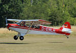 Private Piper PA-18-95 Super CUB, D-ENLH, Flugplatz Bienenfarm, 02.07.2022
