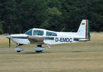 Private Grumman AA-5A, D-EMDC, Flugplatz Bienenfarm, 02.07.2022