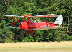 Private De Havilland DH-82A Tiger Moth, D-EHHT, Flugplatz Bienenfarm, 02.07.2022