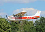 Private Cessna 172N, D-ELKI, Flugplatz Bienenfarm, 02.07.2022