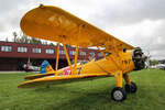  Private Boeing N2S-3 Stearman, D-EQXL, Flugplatz Bienenfarm, 17.09.2022