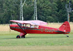 Private Piper PA-18-95 Super CUB, D-EHAP, Flugplatz Bienenfarm