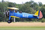 Private Boeing Stearman A75-N1, N351AH, Flugplatz Bienenfarm, 01.07.2023