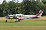 Private Cessna 340A, OE-FOX, Flugplatz Bienenfarm, 01.07.2023
